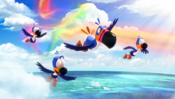 Toucan Sam Flying