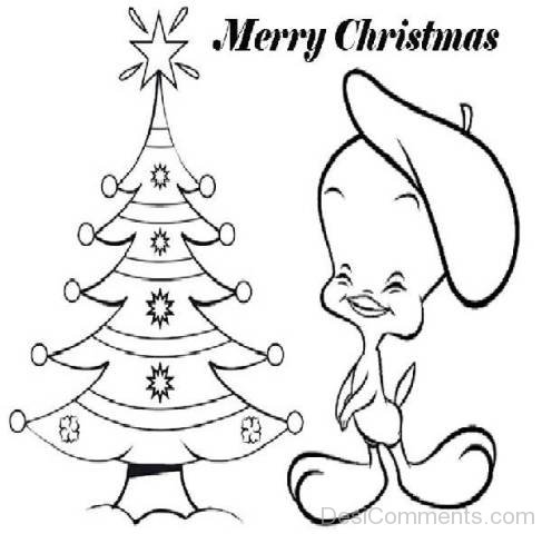 Tweety Wishes Merry Christmas