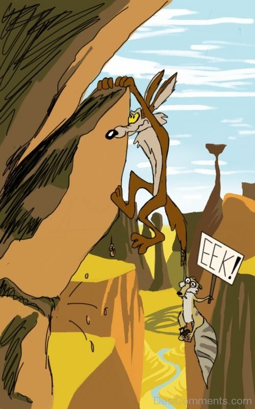 Wile E. Coyote Climbing