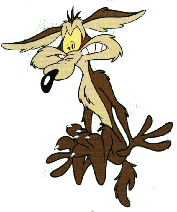 Wile E. Coyote Looking Shocking