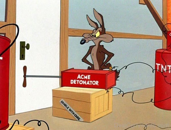 Wile E. Coyote Looking Something Pic
