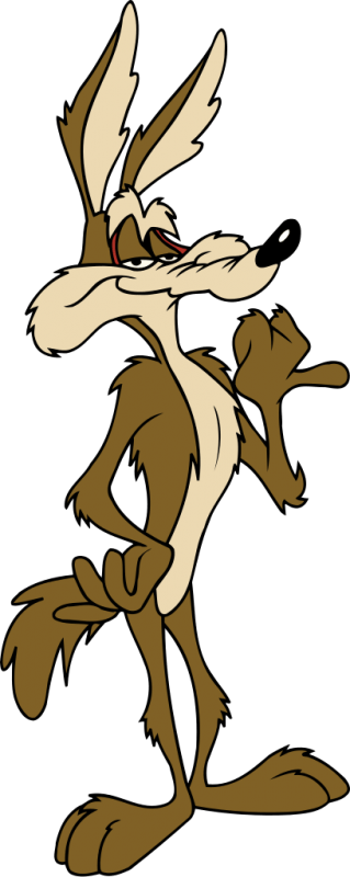 Wile E. Coyote THinking Something Image