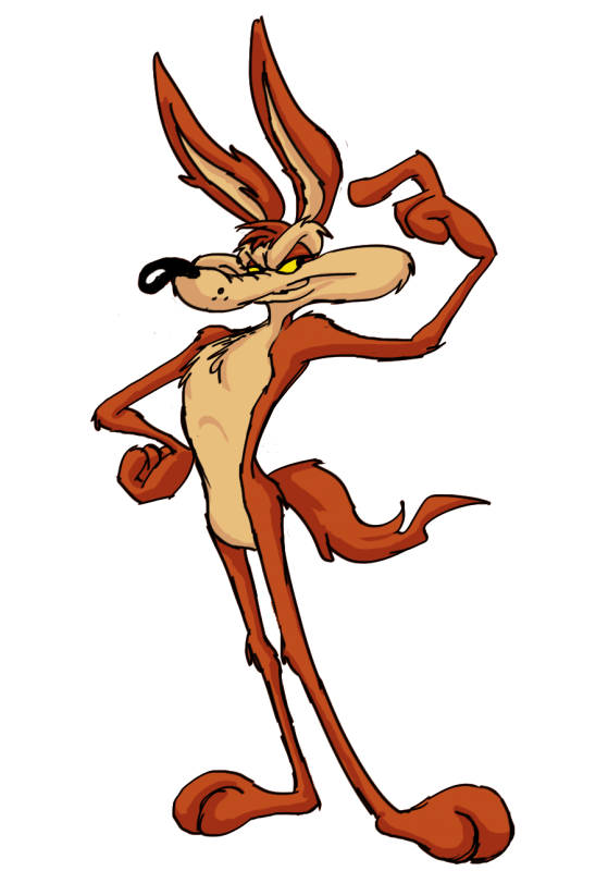 Wile E. Coyote Thinking Something