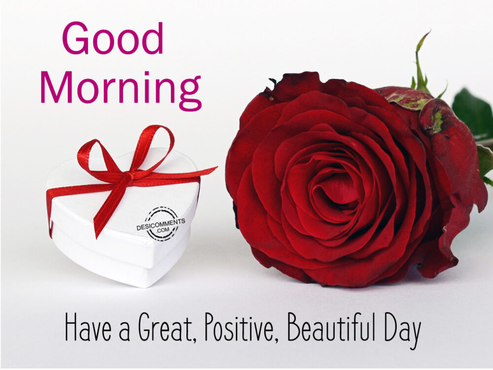 Good Morning Have A Great Postive Beautiful Day - DesiComments.com