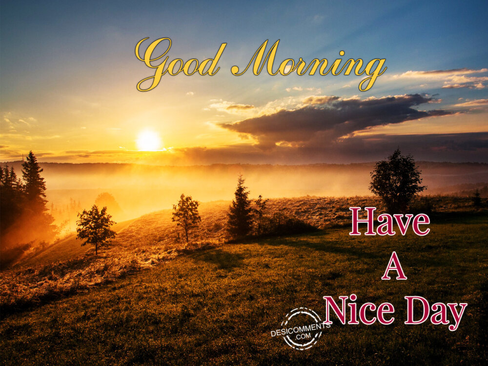 Good Morning - Have A Nice Day - DesiComments.com