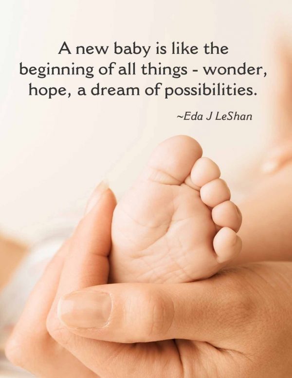 A New Baby Is Like The Beginning Of All Things