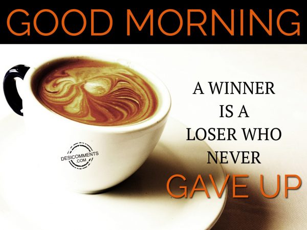 A Winner Is A Loser Who Never Gave Up