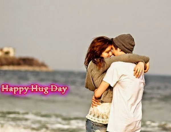 Beautiful Pic Of Happy Hug Day