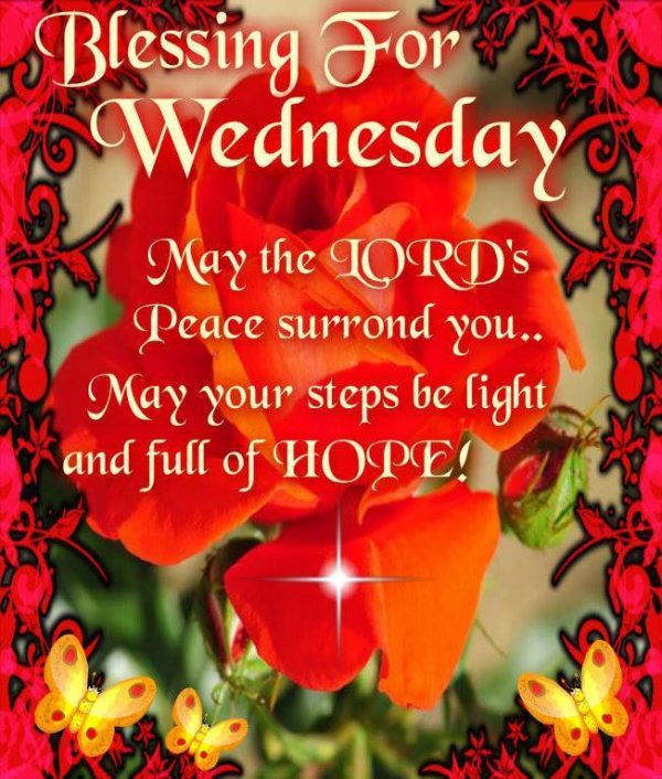 Blessings For Wednesday