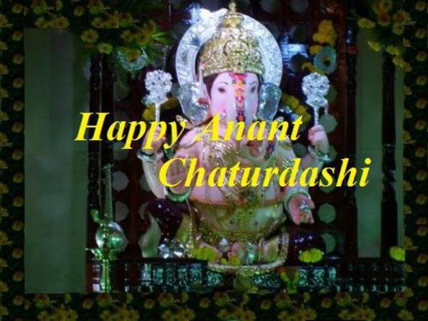 Celebration of Anant Chaturdashi
