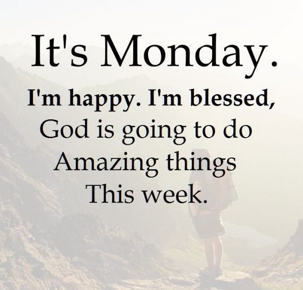 God is going to do amazing things this week