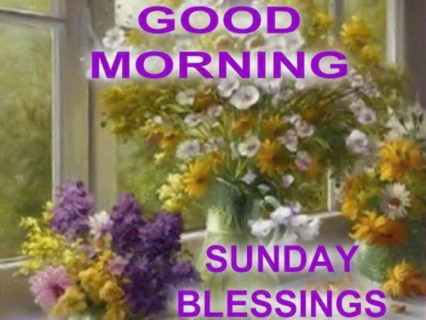Good Morning Sunday Blessings
