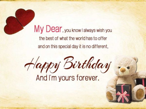 Happy Birthday And I Am Yours Forever - DesiComments.com