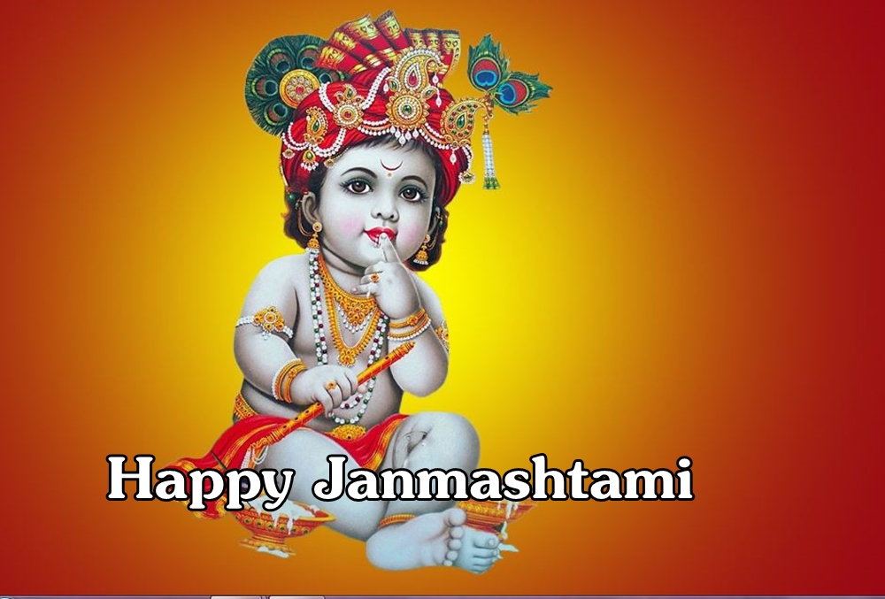 Happy Janmashtami Image ! - DesiComments.com
