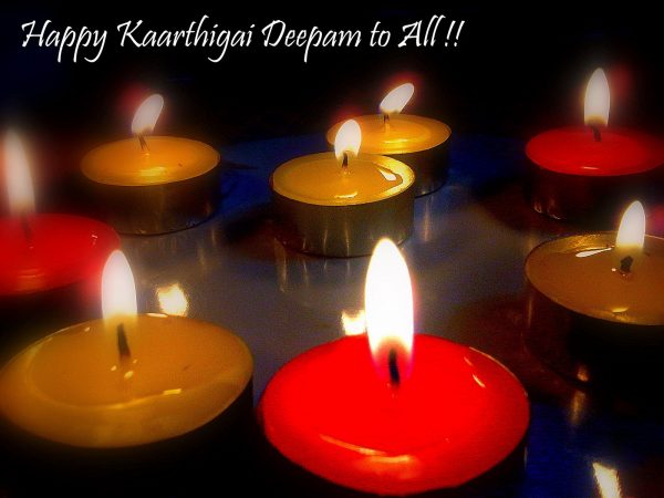 Happy Karthigai Deepam to all