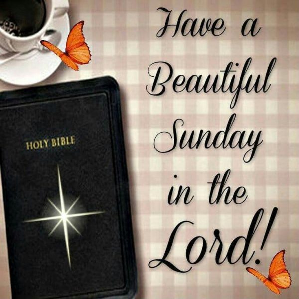 Have A Beautiful Sunday In The Lord