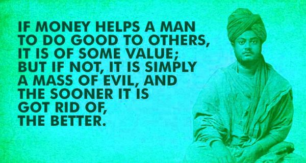 If Money Helps A Man To Do Good To Others