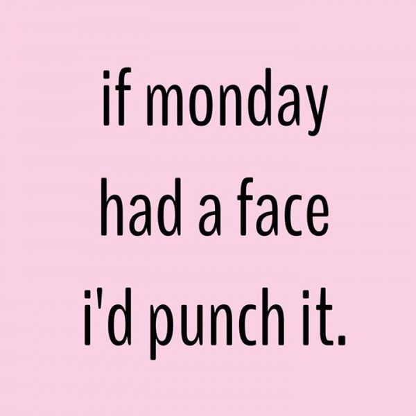 If monday had a face id punch it