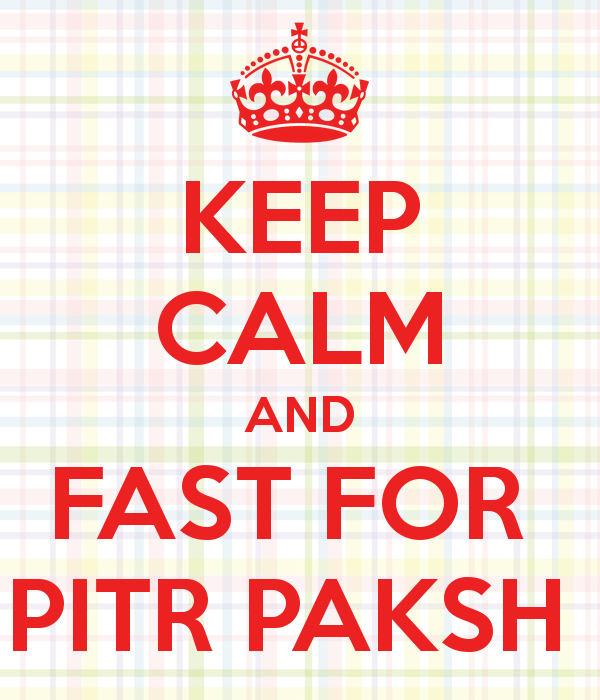 Keep Calm And Fast For Pitr Paksh