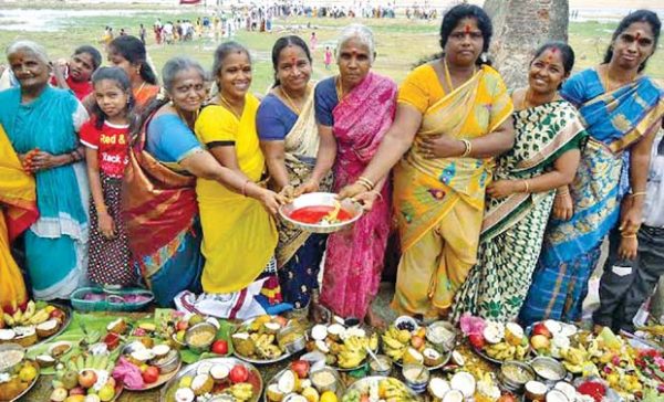 Ladies Holding Liquid Color Plate