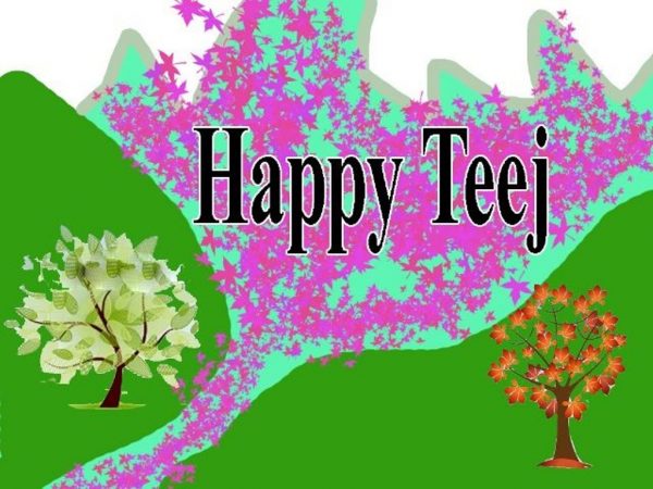 Lovely Image Of Happy Teej