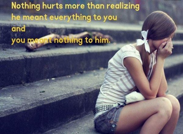 Nothing Hurts More Than Realizing