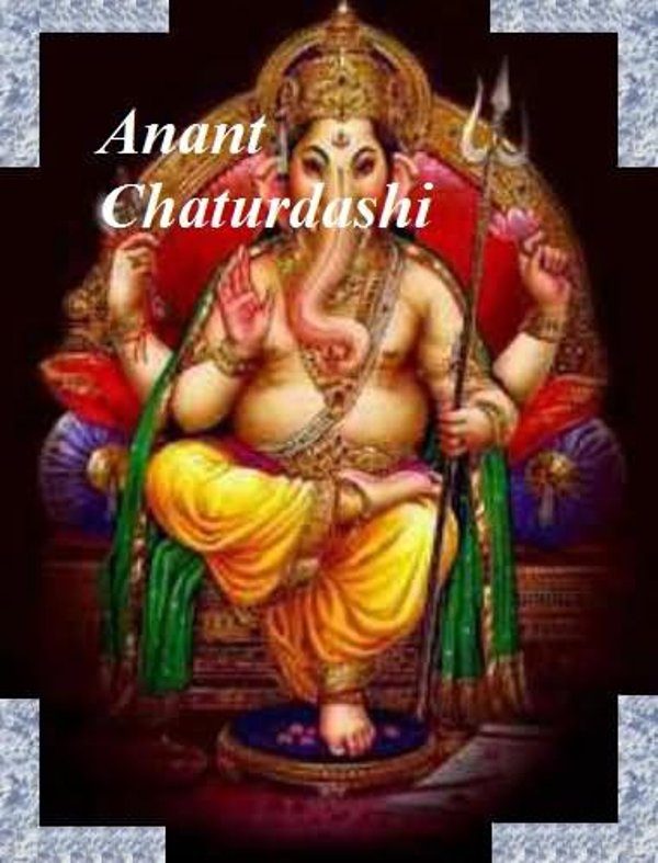 Pic Of Happy Anant Chaturdashi