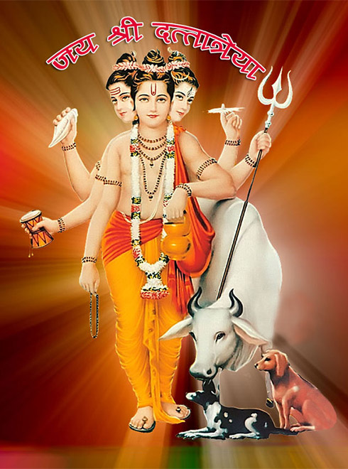 Picture Of Dattatreya Jayanti
