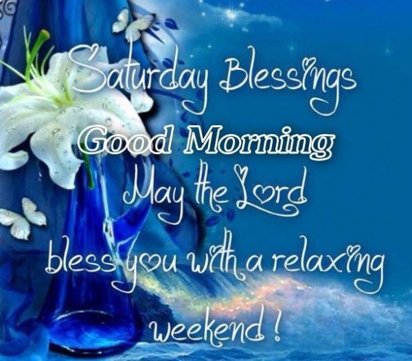 Saturday Blessings Good Morning