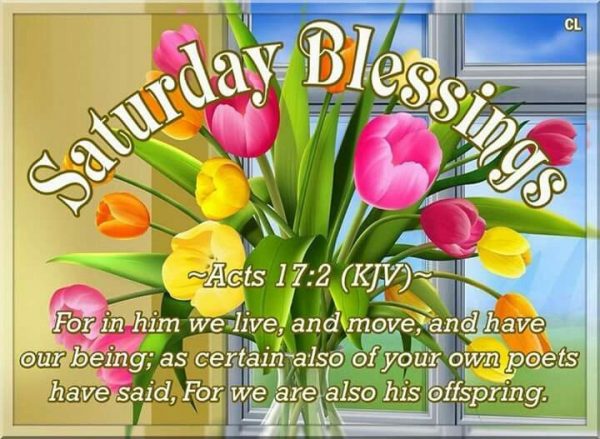 Saturday Blessings Image