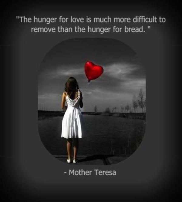 The Hunger For Love Is Much More Difficult