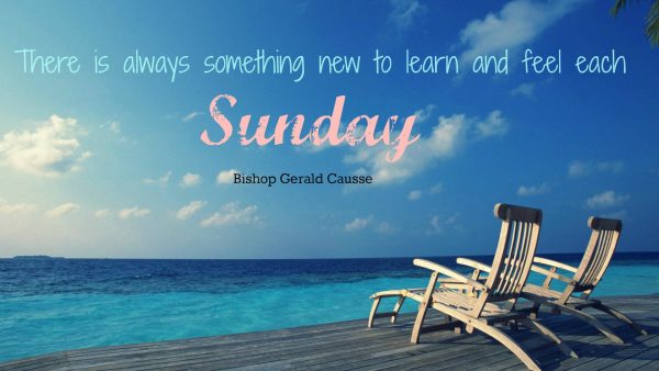 There Is Always Something New To Learn And Feel Each Sunday