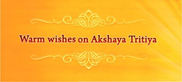 Warm Wishes On Akshaya Tritiya