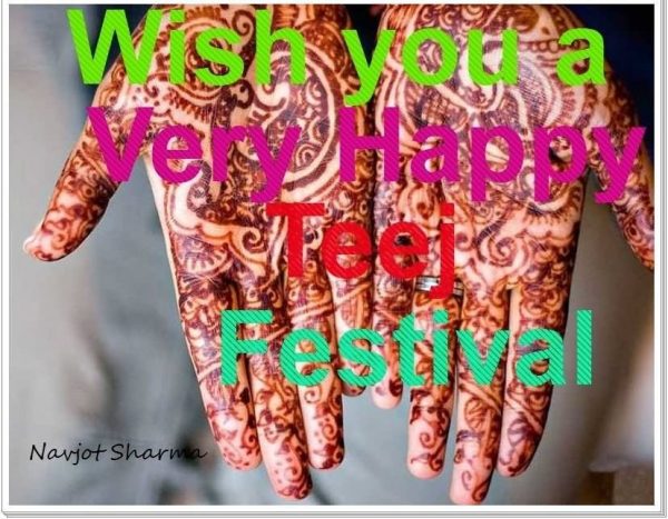 Wishing You A Happy Teej Festival