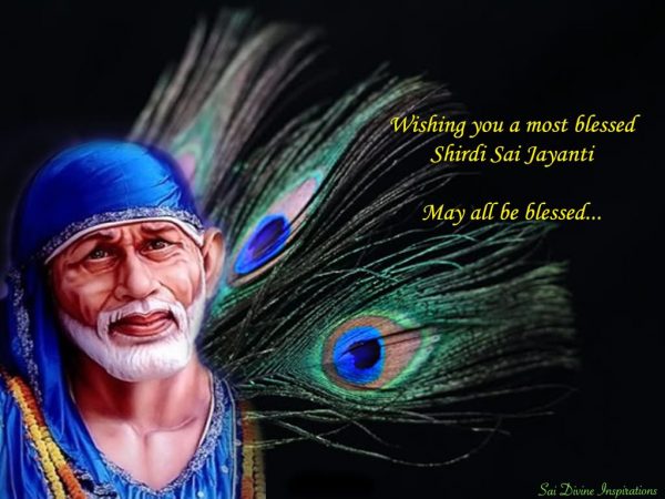 Wishing You A Most Blessed Shirdi Sai Jayanti