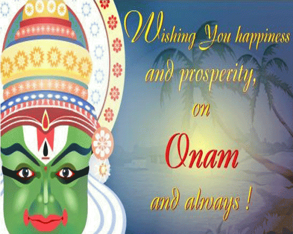Wishing You Happiness And Prosperity On Onam And Always