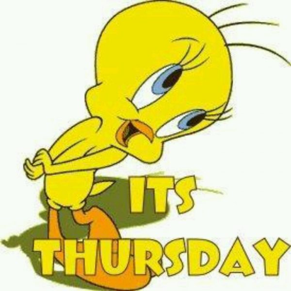 It’s Thursday