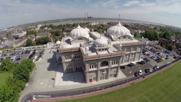 Guru Nanak Marg Gurdwara Top View