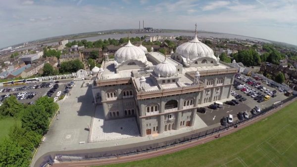 Guru Nanak Marg Gurdwara Top View