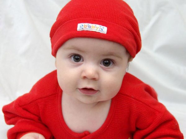 Baby In Red Dress