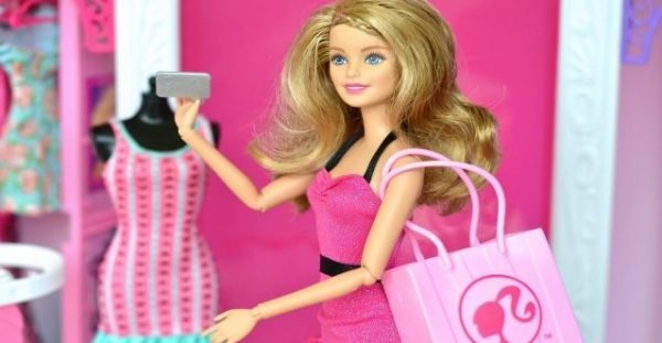 Barbie Doll Holding Handbag