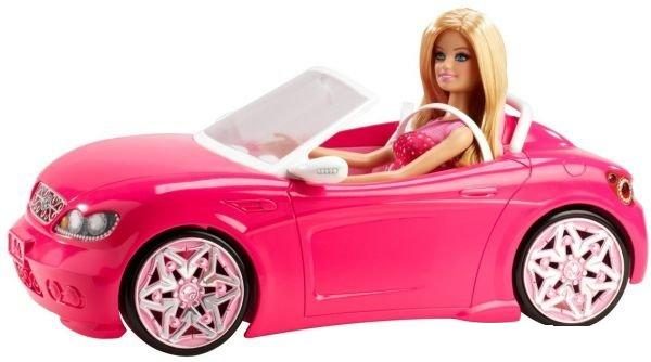 Barbie Sitting In Car 
