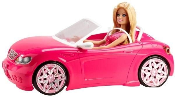 Barbie Sitting In Car