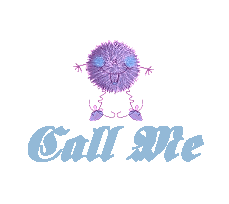 Color Changing Call Me Animated Graphic