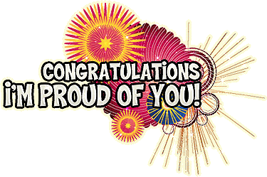 Congratulations I M Proud Of You Graphic Desicomments Com