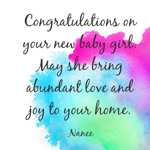 Congratulations On Your New Baby Image