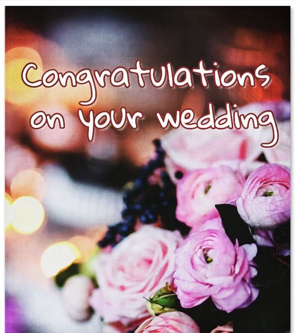 Congratulations On Your Wedding