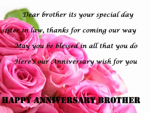 Happy Anniversary Brother