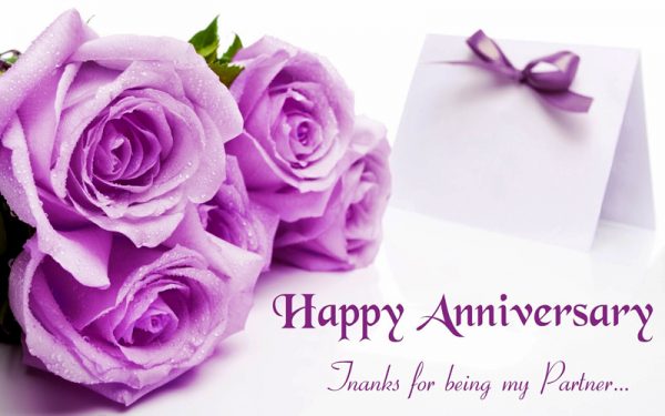 Happy Anniversary Thanks For Being My Parther