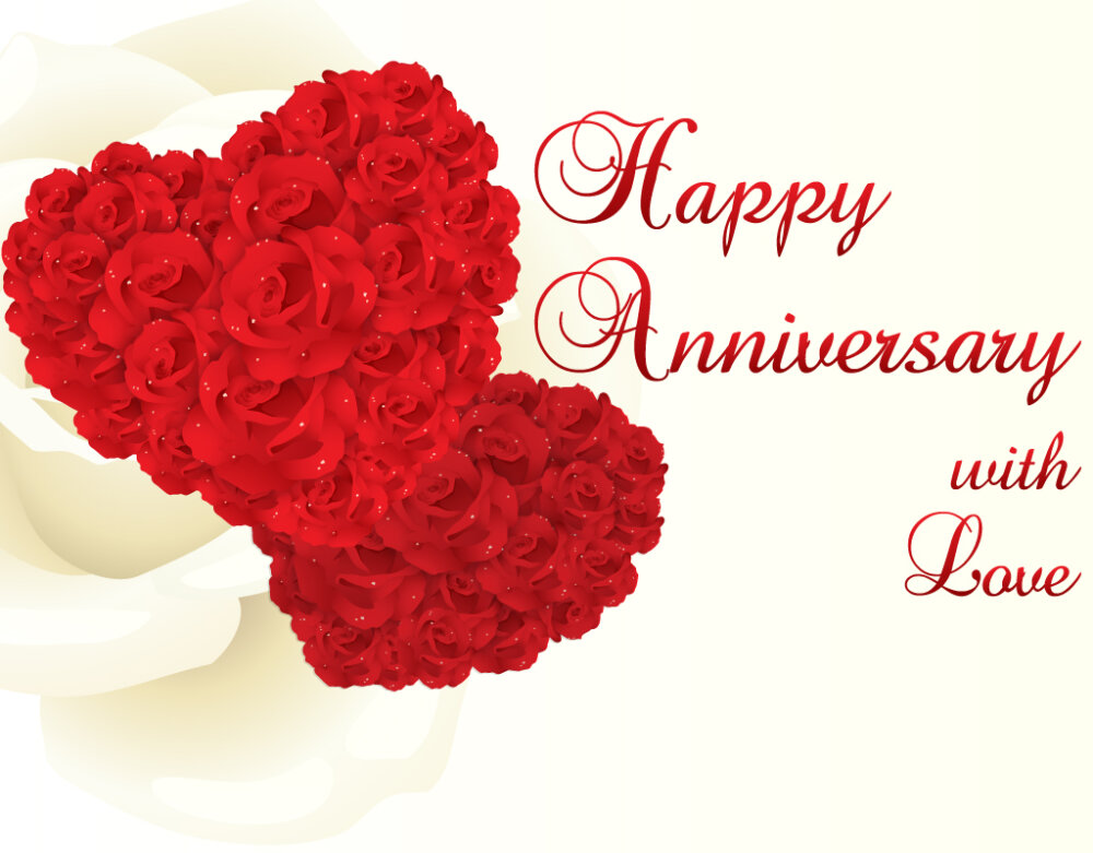 Happy Anniversary With Love - DesiComments.com